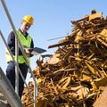 Recycling specialist Royalty Free Stock Photo