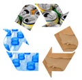 Recycling symbol Royalty Free Stock Photo