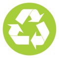 Recycling symbol Royalty Free Stock Photo