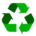 Recycling symbol Royalty Free Stock Photo