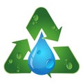 Recycling symbol vector Royalty Free Stock Photo