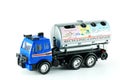 Recycling truck toy Royalty Free Stock Photo