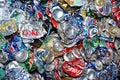 Recycling used aluminum cans