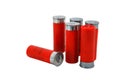 Red 12 Gage Shotgun shells