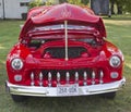 Red 1950 Merc Front View