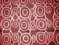Red Aboriginal texture Royalty Free Stock Photo