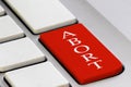 Red Abort Key on a Keyboard Royalty Free Stock Photo