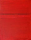 Red Abstract Art Painting