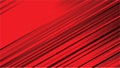 Red abstract background for card or banner with lines. Royalty Free Stock Photo