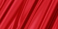 Red abstract background with soft silk