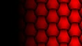 Red abstract background, three-dimensional dark shapes for business background or presentation Royalty Free Stock Photo