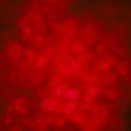 Red Abstract Bokeh Background with Glitter