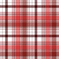 Red abstract check textile seamless pattern