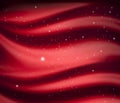 Red Abstract Christmas Stars Background