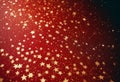 Red Abstract Christmas Stars Background Royalty Free Stock Photo