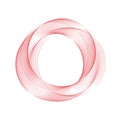 Red abstract circle. Layout for advertising. brochure design. eps 10 Royalty Free Stock Photo