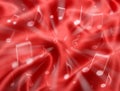 Red Abstract Music Background Royalty Free Stock Photo
