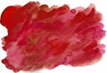 The Red Abstract Painted with Water Colors Royalty Free Stock Photo
