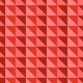 Red abstract pattern with triangles