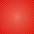Red abstract ray burst background - gradient vector graphic design Royalty Free Stock Photo