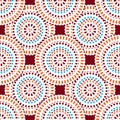 Red abstract seamless pattern Royalty Free Stock Photo