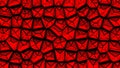 Red abstract triangle line shape pattern background. Abstract 3d triangle crystal background. Royalty Free Stock Photo