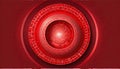 Red abstract vector circle mosaic background