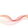 Red abstract wave pattern. Design element. Eps 10 Royalty Free Stock Photo