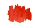 Red acrylic background brushstrokes Royalty Free Stock Photo