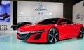 Red Acura NSX Concept Royalty Free Stock Photo