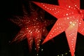 A red advent star