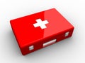 Red aid kit