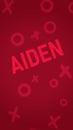 Red Aiden Phone Wallpaper Royalty Free Stock Photo