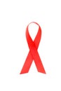 red aids ribbon Royalty Free Stock Photo