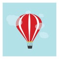 Red airballoon, icon