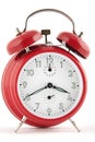 Red alarm clock Royalty Free Stock Photo