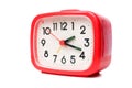 Red alarm clock Royalty Free Stock Photo