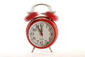 Red alarm clock Royalty Free Stock Photo