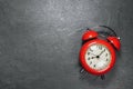 Red alarm clock Royalty Free Stock Photo