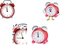 Red alarm clock with doorbell ringtone red alarm clock with doorbell ringtone