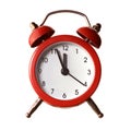 Red Alarm Clock Royalty Free Stock Photo