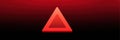 Red Alert Triangle Displayed on Simulated Browser Tab Indicating Potential Security Issue Royalty Free Stock Photo