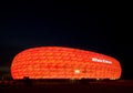 Red Allianz Arena Royalty Free Stock Photo