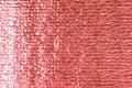Red aluminum foil texture. Royalty Free Stock Photo