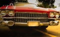 Red American muscle car Royalty Free Stock Photo