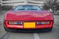 red American Muscle car from the 80s Royalty Free Stock Photo