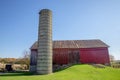 Red Amish barn Royalty Free Stock Photo
