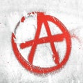 Red anarchy symbol