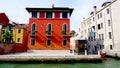 Red ancient house building Royalty Free Stock Photo