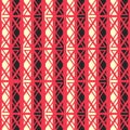 Red ancient seamless pattern